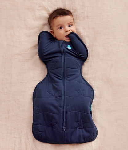 Swaddle Up™ 3.5 TOG Cotton Navy Star Quilting
