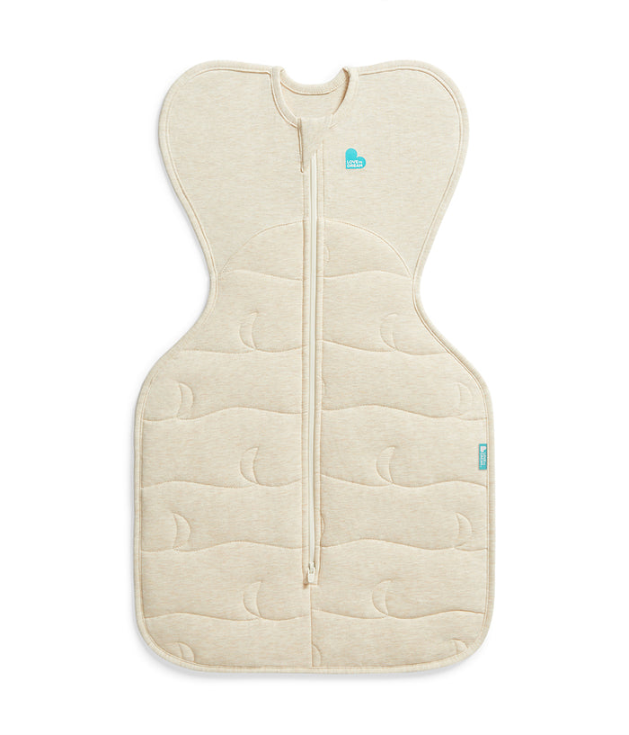 Swaddle Up™ 3.5 TOG Cotton Oatmeal Moon Quilting