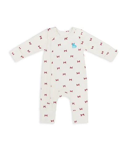 Swaddle Up Romper Starter Bundle | 1.0 TOG | Maroon | Deep Olive | Cream Bows