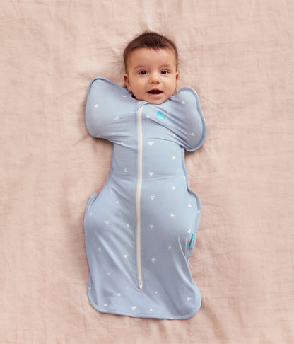 Swaddle Up Starter Bundle | 1.0 TOG | Blue Boats | Storm Blue | Blue Twinkle