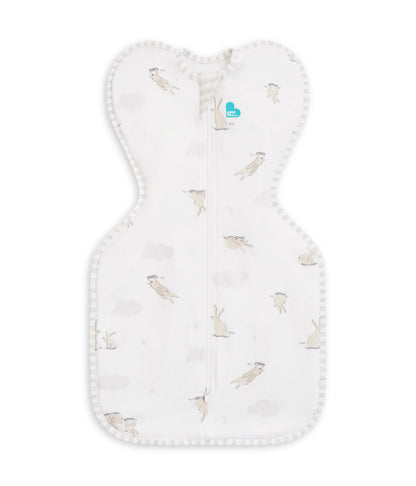 Swaddle Up™ Starter Bundle 1.0 TOG Deep Olive Cloud Bunnies Grey