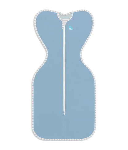 Swaddle Up™ Starter Bundle 1.0 TOG Dusty Blue Cloud Bunnies Grey