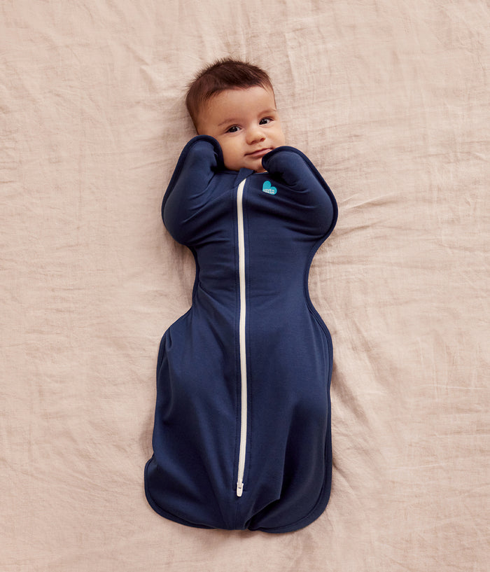 Swaddle Up Starter Bundle | 1.0 TOG | Navy | Blue Boats | Storm Blue