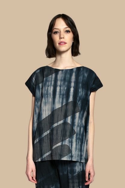 Swipe Dye Cotton Tunic