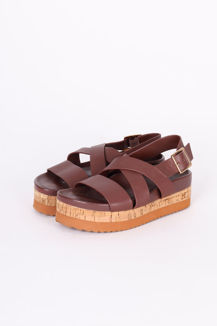 Sylvester Womens Brown Shoes Size EU 36