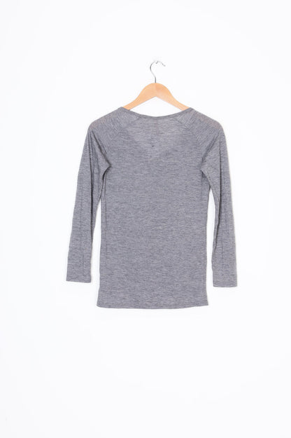 Sylvester Womens Grey Top Size XS
