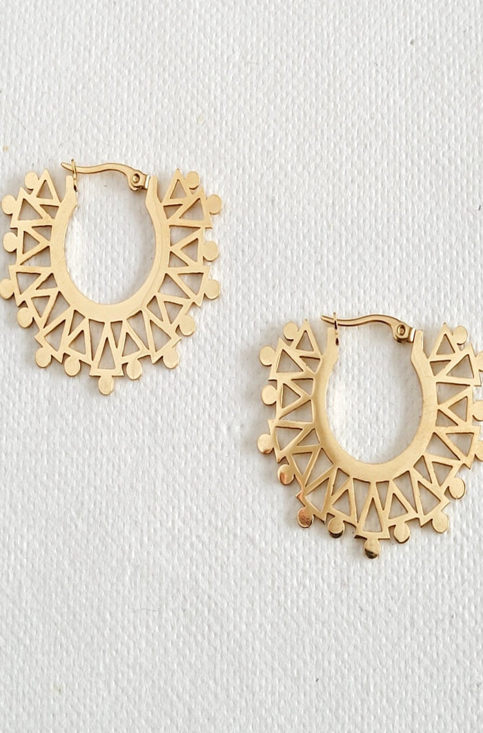 Symmetry Cut Out Earrings