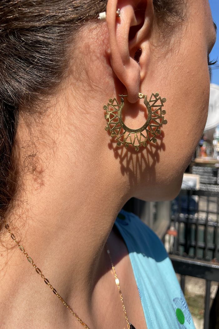 Symmetry Cut Out Earrings