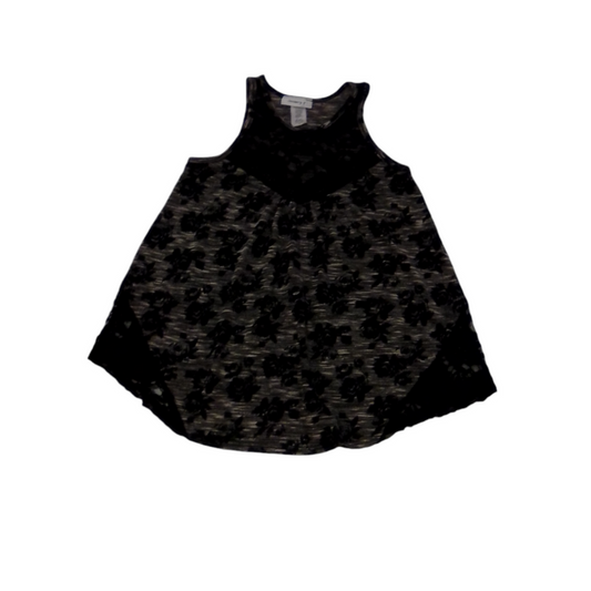 Tank (Black Flowers)