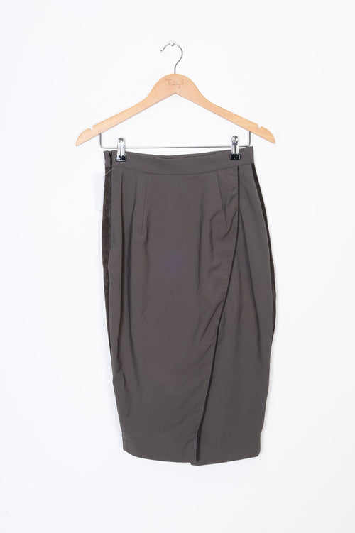 Taylor Womens Khaki Skirt Size S