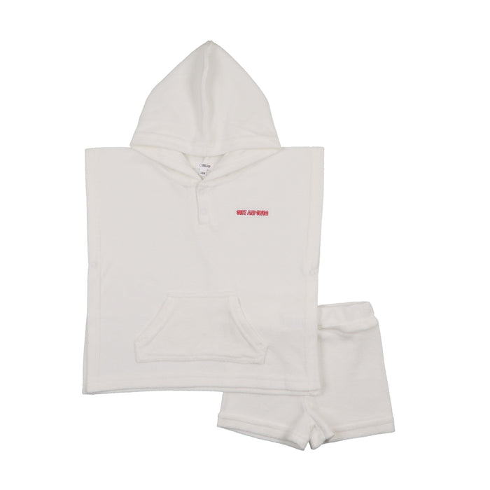 Terry Poncho Set