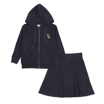 Terry Sweater Skirt Set