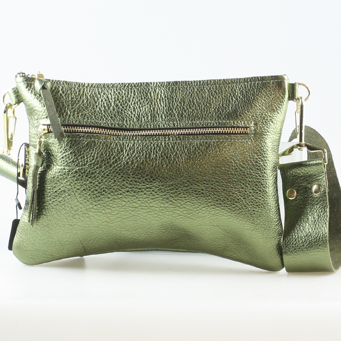 The Metallic Rita Crossbody and Hipbag: Copper