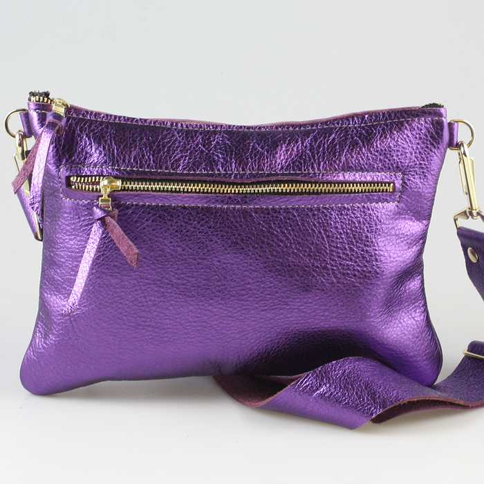 The Metallic Rita Crossbody and Hipbag: Copper