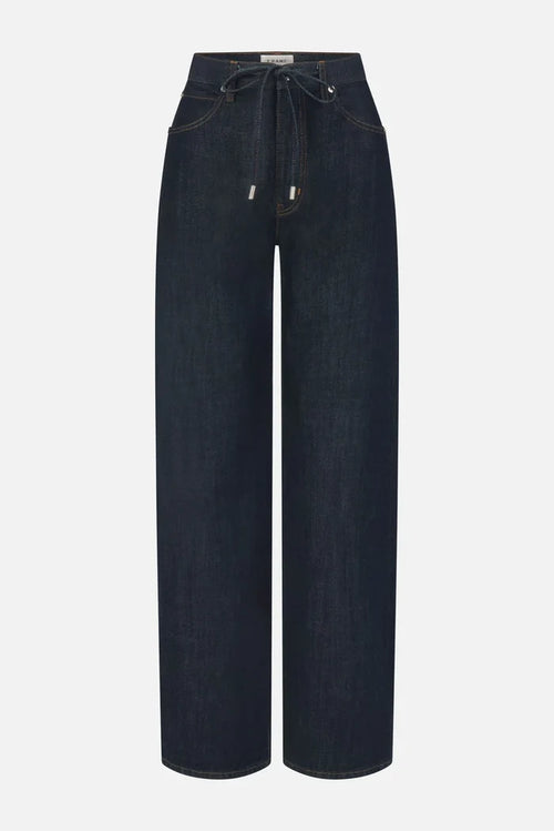 The Off Duty Drawstring Bow Jeans FRAME