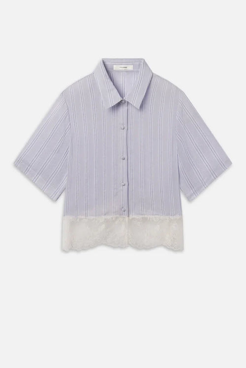 The Stripe Lace Shirt Shirts & Tops FRAME