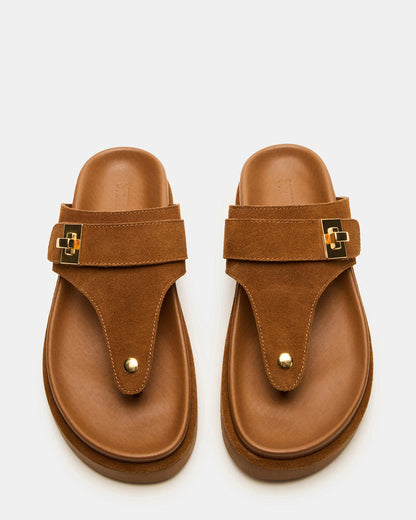 THONA CHESTNUT SUEDE
