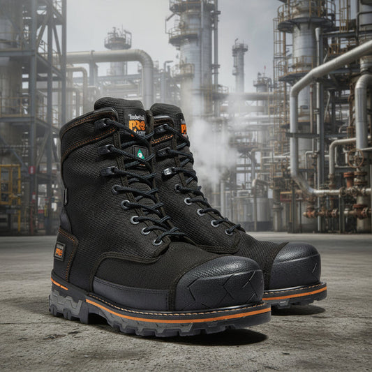 Timberland Pro 8" Black Double Weave Nylon Boondock TB1A1VYP001
