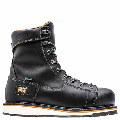 Timberland Pro Men's 8" Gridworks Black CSA Alloy Toe Work Boots TB1A12EO