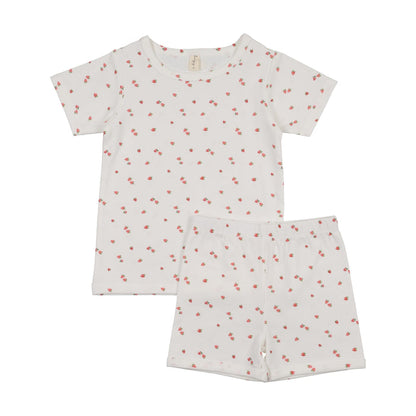 Tiny Fruits Short Sleeve Lounge Set