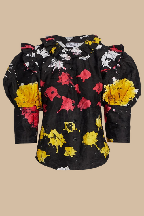 Tomi Puff-Sleeve Blouse
