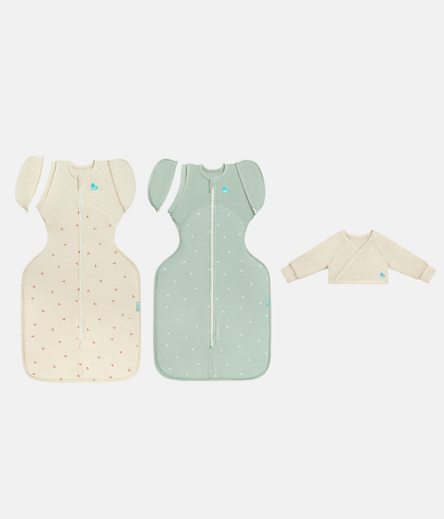Transitioning Bundle | Snug Shrug | 1.5 TOG | Oatmeal Twigs | Olive Twigs