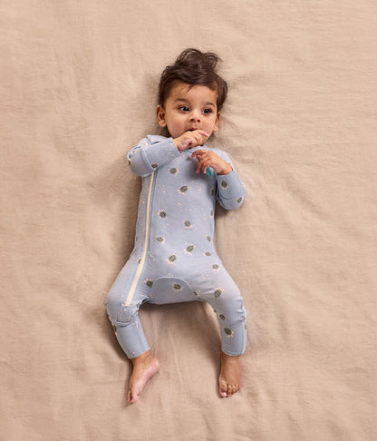 Transitioning & Romper Bundle | 1.0 TOG | Bamboo | Navy | Blue Turtally
