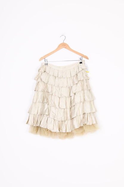 Trelise Cooper Womens Beige Skirt Size 12