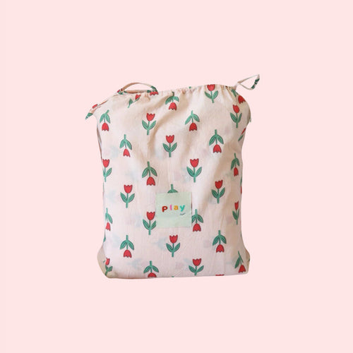 Tulip Garden Fitted Sheet Set