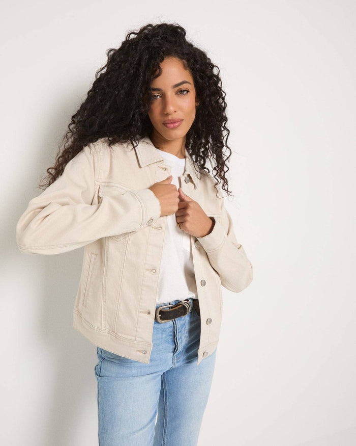 Valencia Jacket: Birch Beige