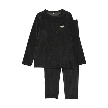 Velour Crown Pajamas