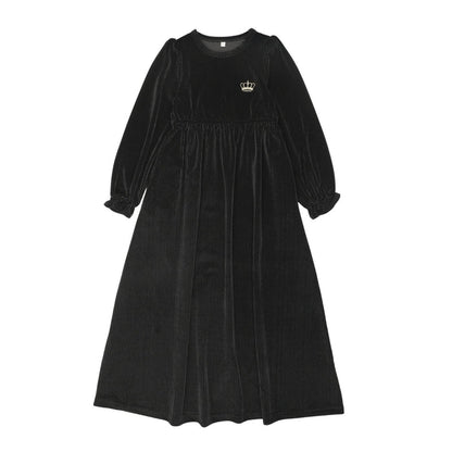 Velour Crown Robe