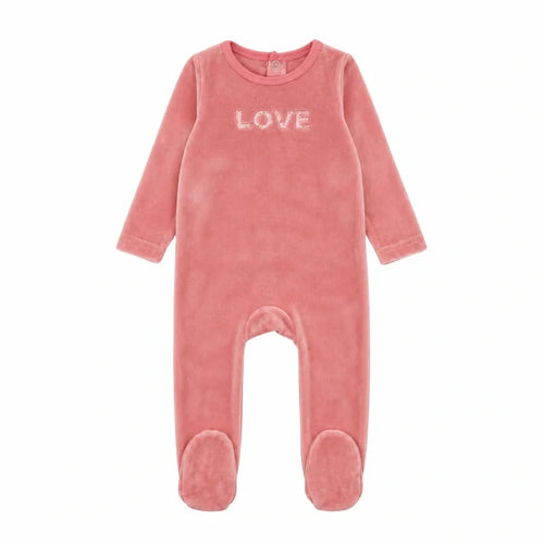 Velour Love Footie