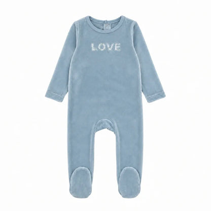 Velour Love Footie