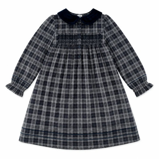 Velvet Plaid Dress