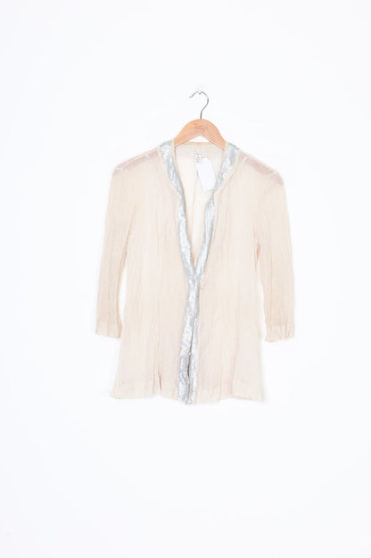 Verge Womens Beige Top Size M