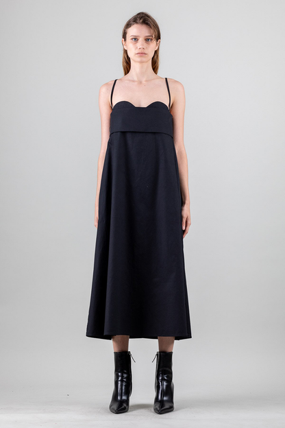 Verona Dress 2.0, Onyx Black