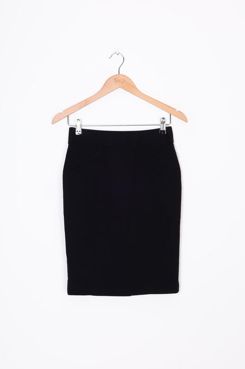 Veronika Maine Womens Black Skirt Size 6