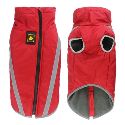 Waterproof Fleece Dog Jacket