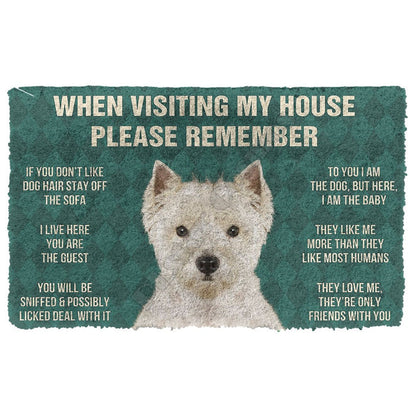 Westie Doormat
