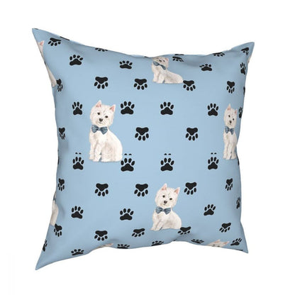 Westie Paws Cushion Cover