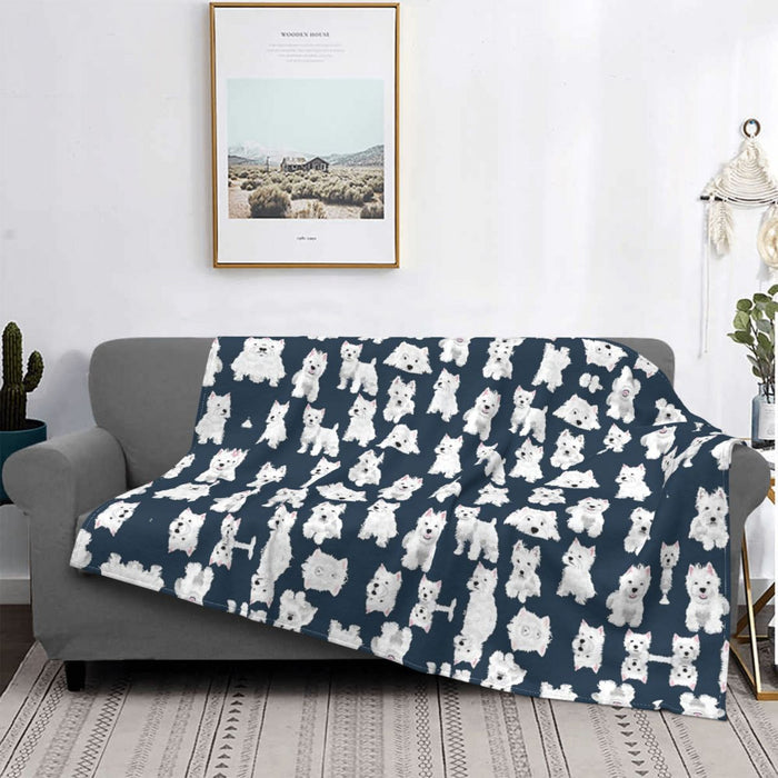 Westie Throw Blanket