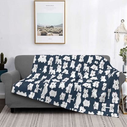 Westie Throw Blanket