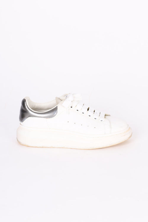 Alexander McQueen Womens White Sneakers Size EU 36.5