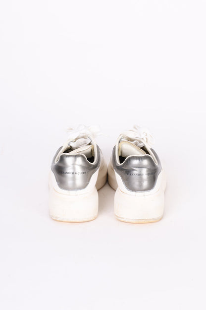 Alexander McQueen Womens White Sneakers Size EU 36.5