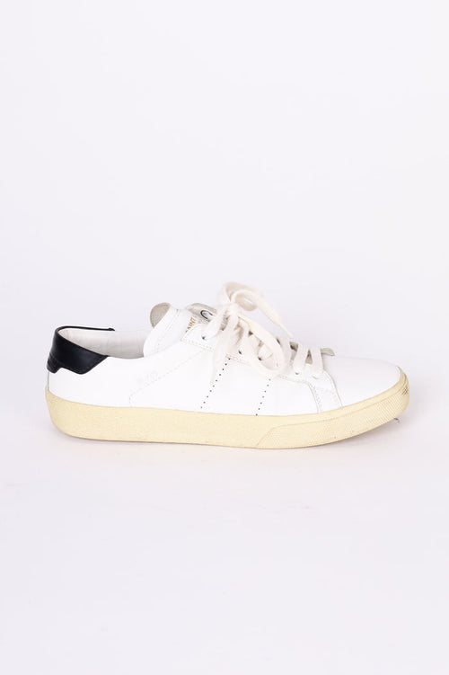 Saint Laurent Womens White Sneakers Size EU 36