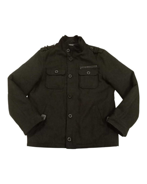 Wool Jacket Zip Button