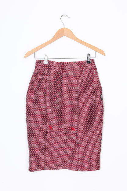 World Womens Red Skirt Size XXS