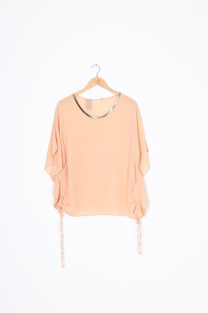 Yvonne Bennetti Womens Beige Top Size 2