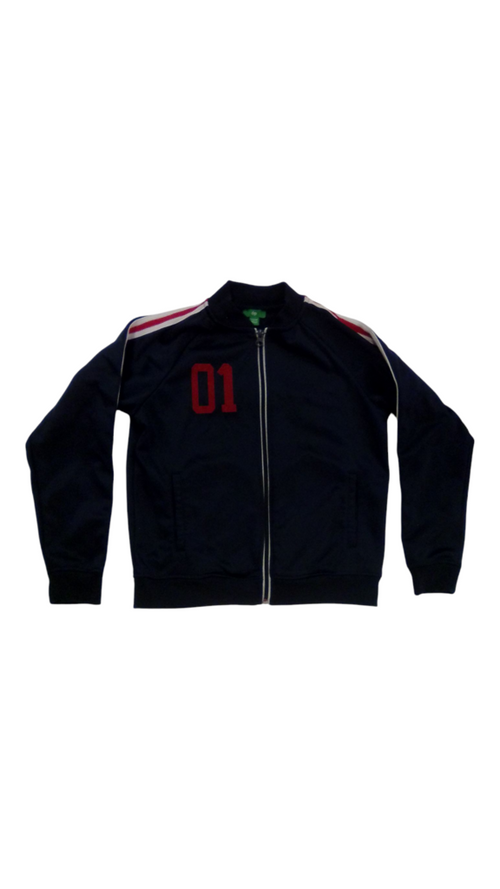 Zip-Up Jacket: Blue 01